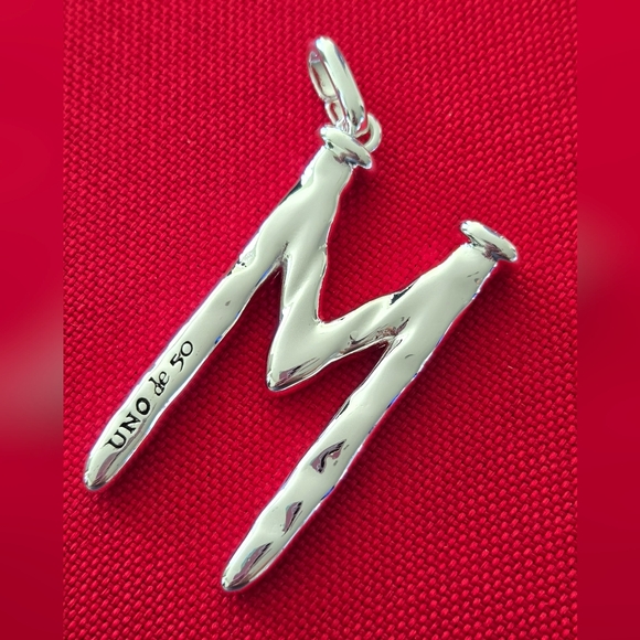 Uno de 50 • Initial M • Silver plated • Large - Picture 5 of 12